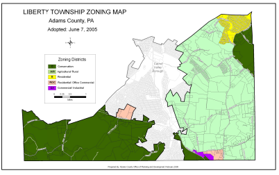 Liberty Township Zoning Map